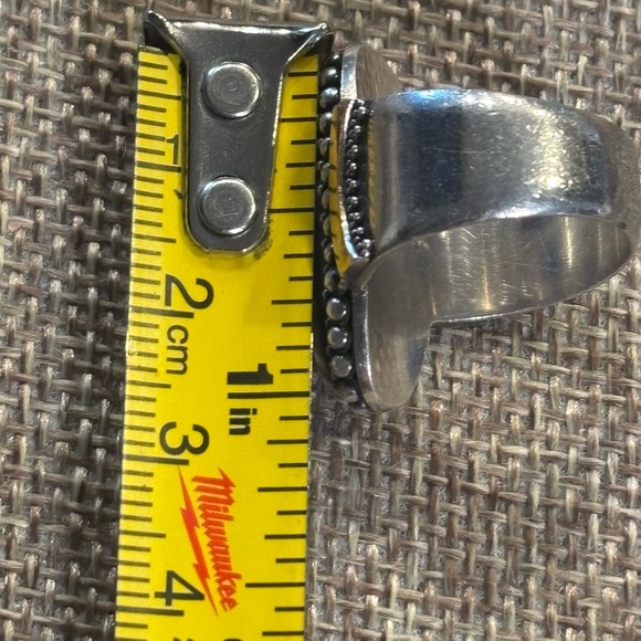 Baltic amber solid silver ring - Picture 6 of 6